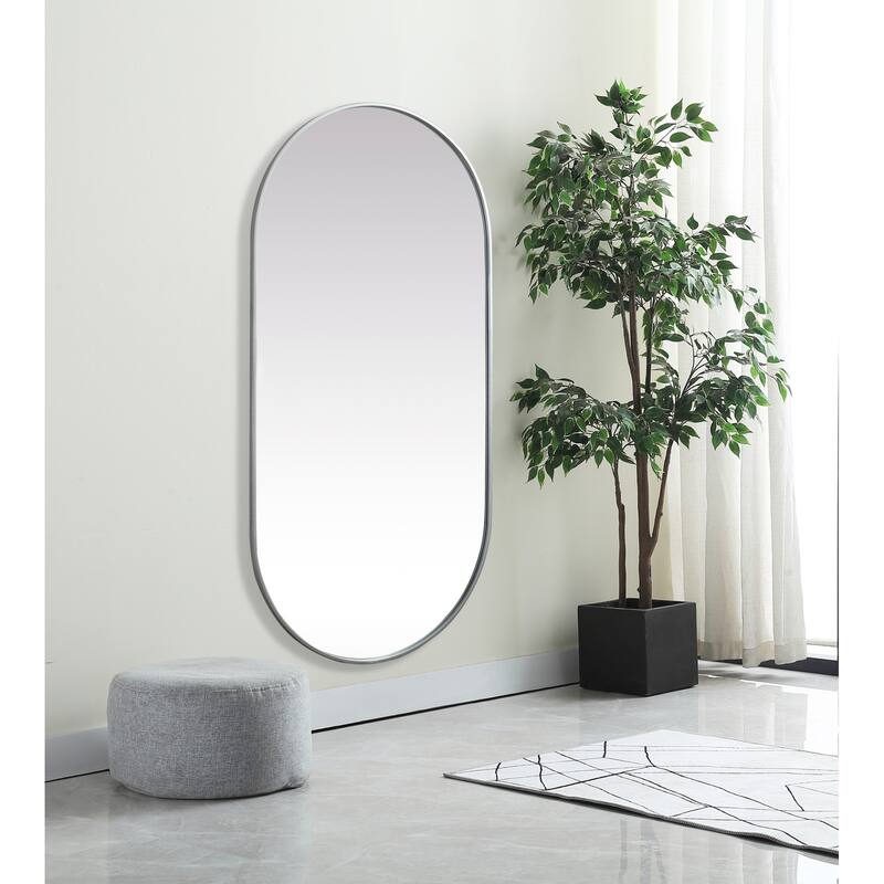 Elegant Lighting MR2A3060 Asha 30" W x 60" H Oval Framed Bathroom