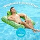 preview thumbnail 6 of 4, Aqua Leisure Zero Gravity Inflatable Swimming Pool Lounge Chair Float, Green - 1 Pack