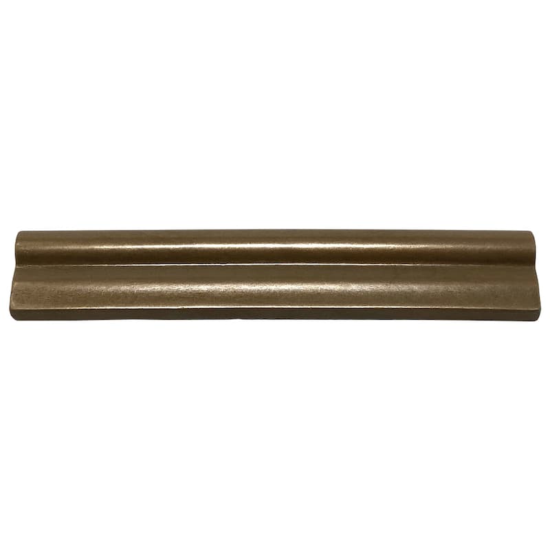 1.3 inch x 8 inch Matte Metallic Chair Rail Wall Tile Trim