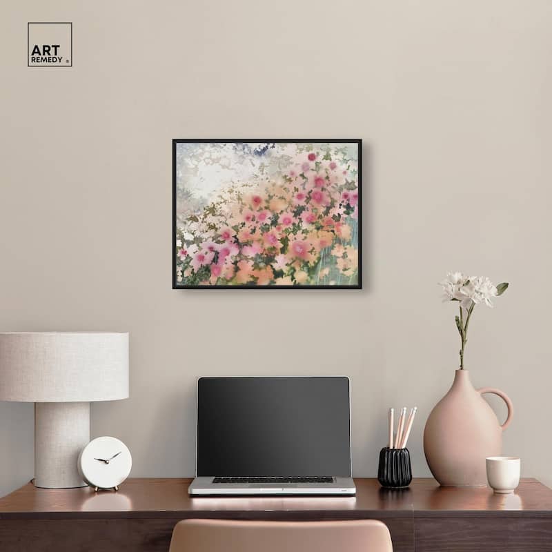 Roseate Remnants Canvas by Art Remedy
