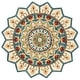 preview thumbnail 5 of 6, SAFAVIEH Handmade Novelty Fatma Mandala Wool Rug