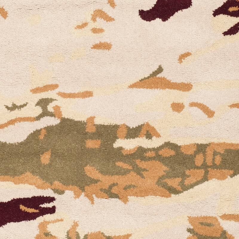 SAFAVIEH Handmade Bella Pavuna Modern Floral Wool Rug