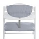 preview thumbnail 4 of 6, hauck AlphaPlus Grow Along Walnut Wooden High Chair, Tray Table & Deluxe Cushion - 16.5
