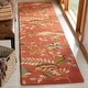 preview thumbnail 9 of 66, SAFAVIEH Handmade Blossom Delina Modern Floral Wool Rug 2'3" x 8' Runner - Rust/Multi - Runner