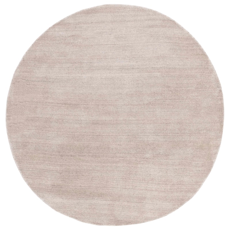 SAFAVIEH Handmade Himalaya Jessika Modern Wool Rug - 6' Round - Stone - Round