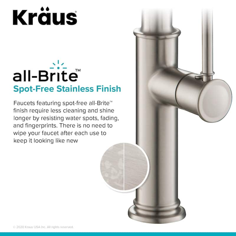Kraus Sellette 1.8 GPM Single Hole Pre-Rinse Pull Out Kitchen Faucet -