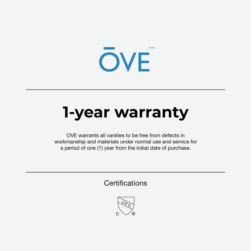 Juliette Warm Walnut Bathroom Vanity with White Quartz Top