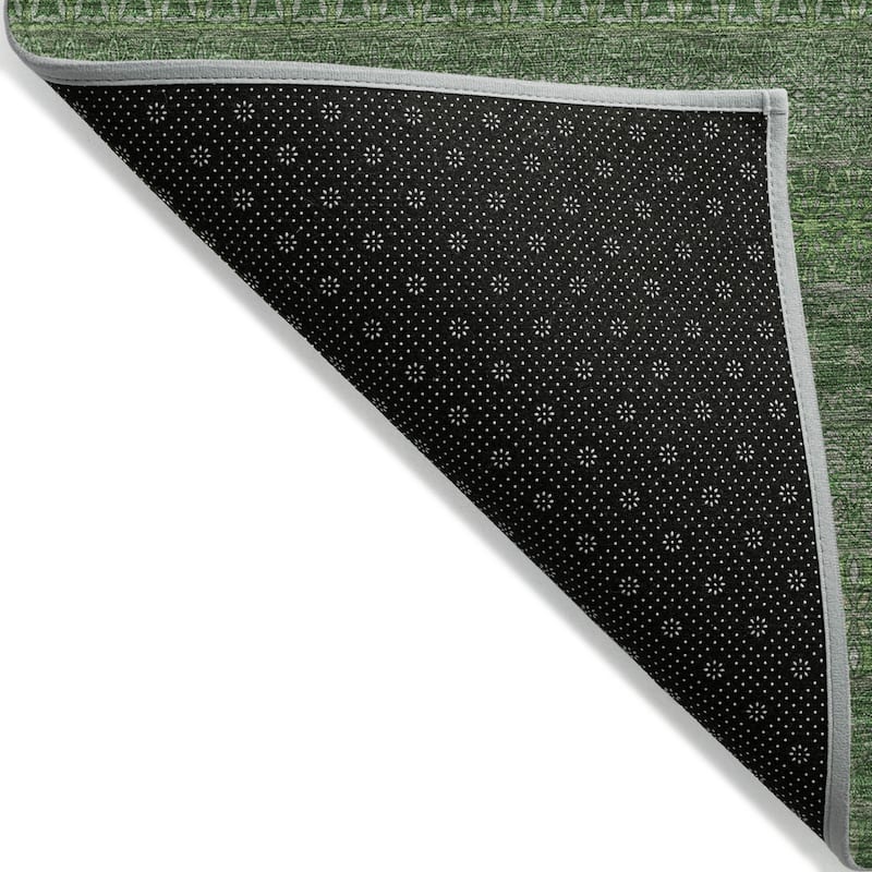Alfisi Stripe Weather Resistant Timeless Fusion Outdoor Rug