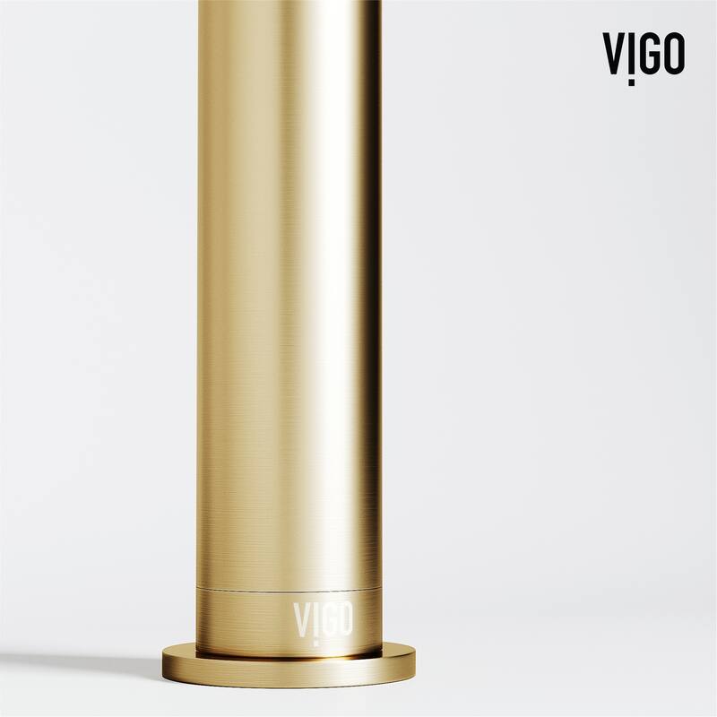 VIGO Windsor 21"L x 14"W Concrete Vessel Sink and Cass 12"H Faucet Set