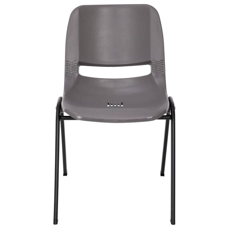 Ergonomic Shell Stack Chair with 16'' Seat Height