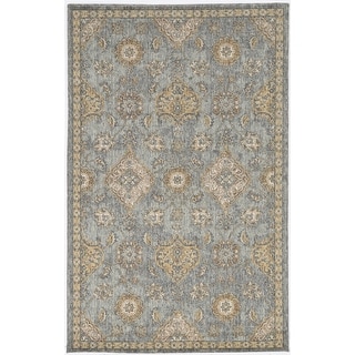 Copper Grove Wool Distressed Traditional Ivory Area Rug