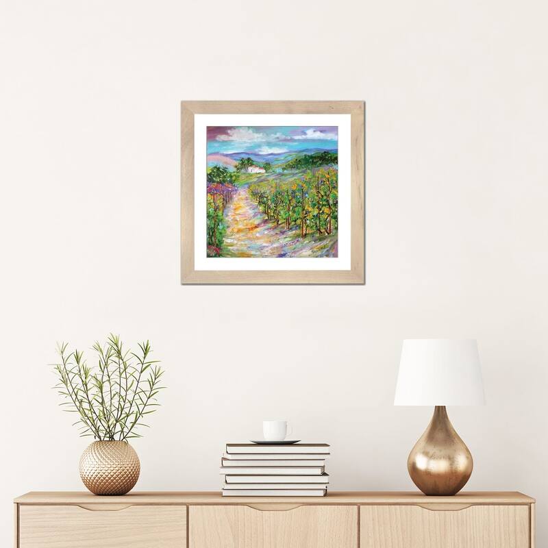 iCanvas "Original Oil Painting Napa Valley California" by Karen Tarlton