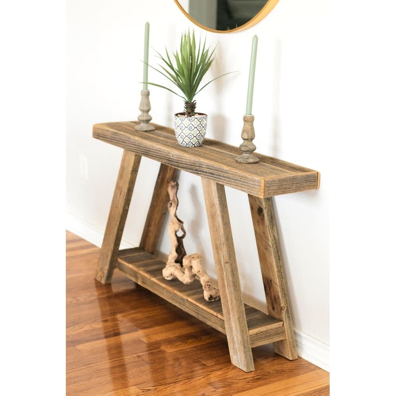 46" Aztec A-Frame Console Table