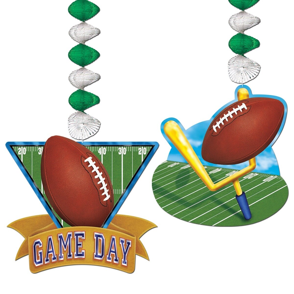 Shop Club Pack Of 24 Game Day Football Danglers Sports Party