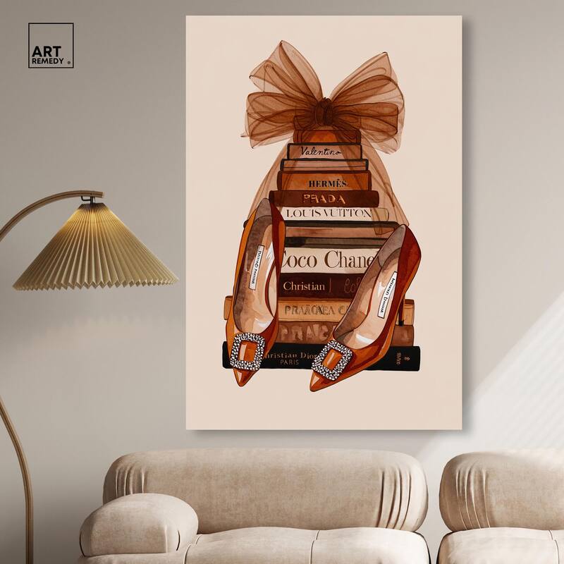 Luxury Lit Canvas by Art Remedy, Gallery Wrapped