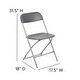 preview thumbnail 66 of 104, 10 Pack 650 lb. Capacity Premium Plastic Folding Chair