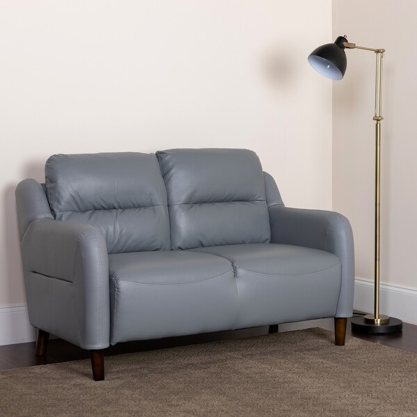 Newton Hill Upholstered Bustle Back Loveseat