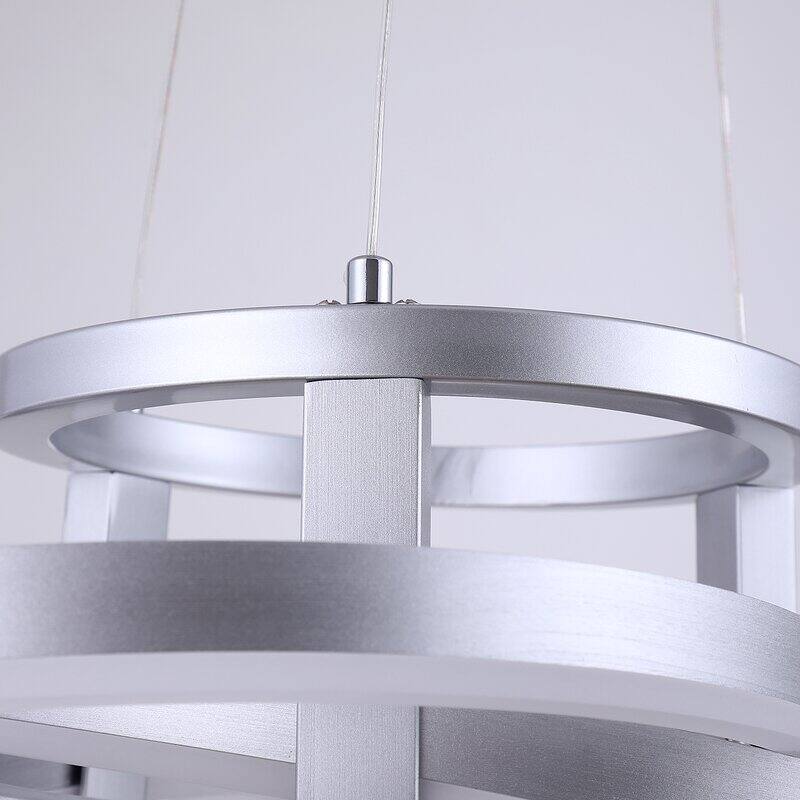 Maxax 1 - Light Statement Square/Rectangle LED Chandelier with Wrought Iron Accents