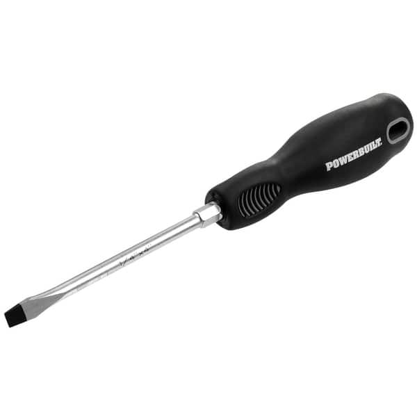Klein Tools 1/4-Inch Slotted Power Drivers – 3-1/2 Inch Length, 5-Pack, For Heavy-Duty Driving Applications