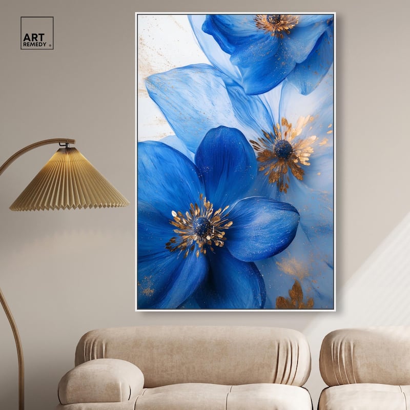 Twilight Teal Tint I Canvas by Art Remedy