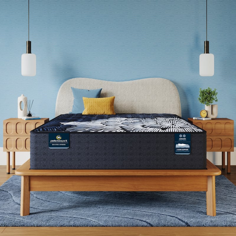 Serta Perfect Sleeper X Max 14.25" Hybrid Medium Mattress Set