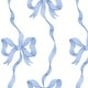 preview thumbnail 1 of 2, Cath Kidston Ribbon Bow Blue Wallpaper