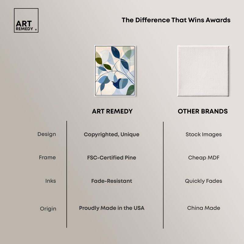 Woven Botanicals I Canvas by Art Remedy