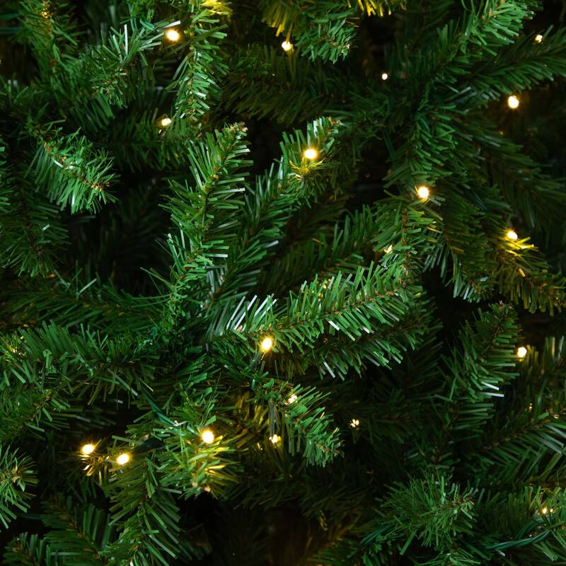Pre-Lit Mountain Pine Artificial Christmas Tree - 14' - Warm White LED Lights
