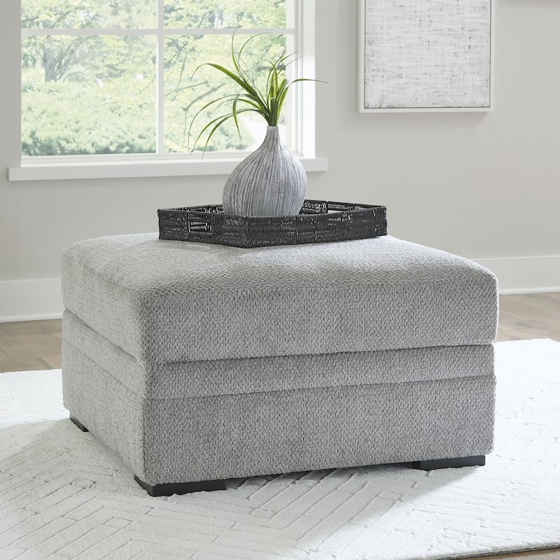 Signature Design by Ashley Casselbury Gray 2-Piece Upholstery Package - 56" W x 55" D x 35" H
