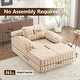 preview thumbnail 49 of 49, Upholstered Velvet Boneless Couch Sleeper Sofa Bed