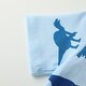 preview thumbnail 3 of 2, 100% Organic Cotton Toddler Summer 2 Piece short sleeve Pajama Set - Blue Dinosaur
