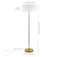 Silver Orchid Gotho Pedestal Contemporary Floor Lamp