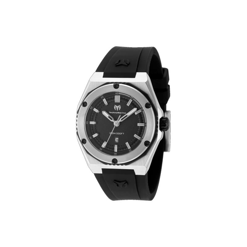 Technomarine Women's TM-416050 CORAL Quartz 3 Hand Black Dial Watch