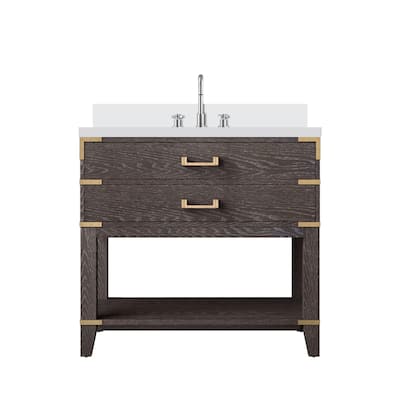 Norwalk Bath Vanity Cultured Marble Top, Sink and Faucet