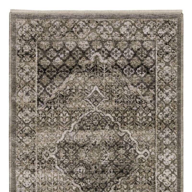 HomeRootsMedallion Traditional Rectangle Area Rug