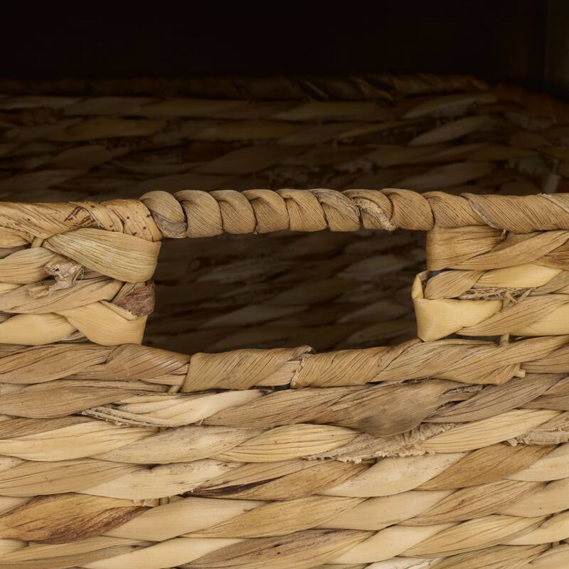 SAFAVIEH Euphemia Brown Woven Storage Basket Bench - 33.5" x 16.1" x 19.9" - 34"W x 16"D x 20"H