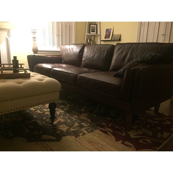 Jasper Laine Beatnik Leather Sofa Columbus Chocolate Free Jasper Laine Beatnik Leather Sofa Columbus Chocolate Free Shipping Today 8494277