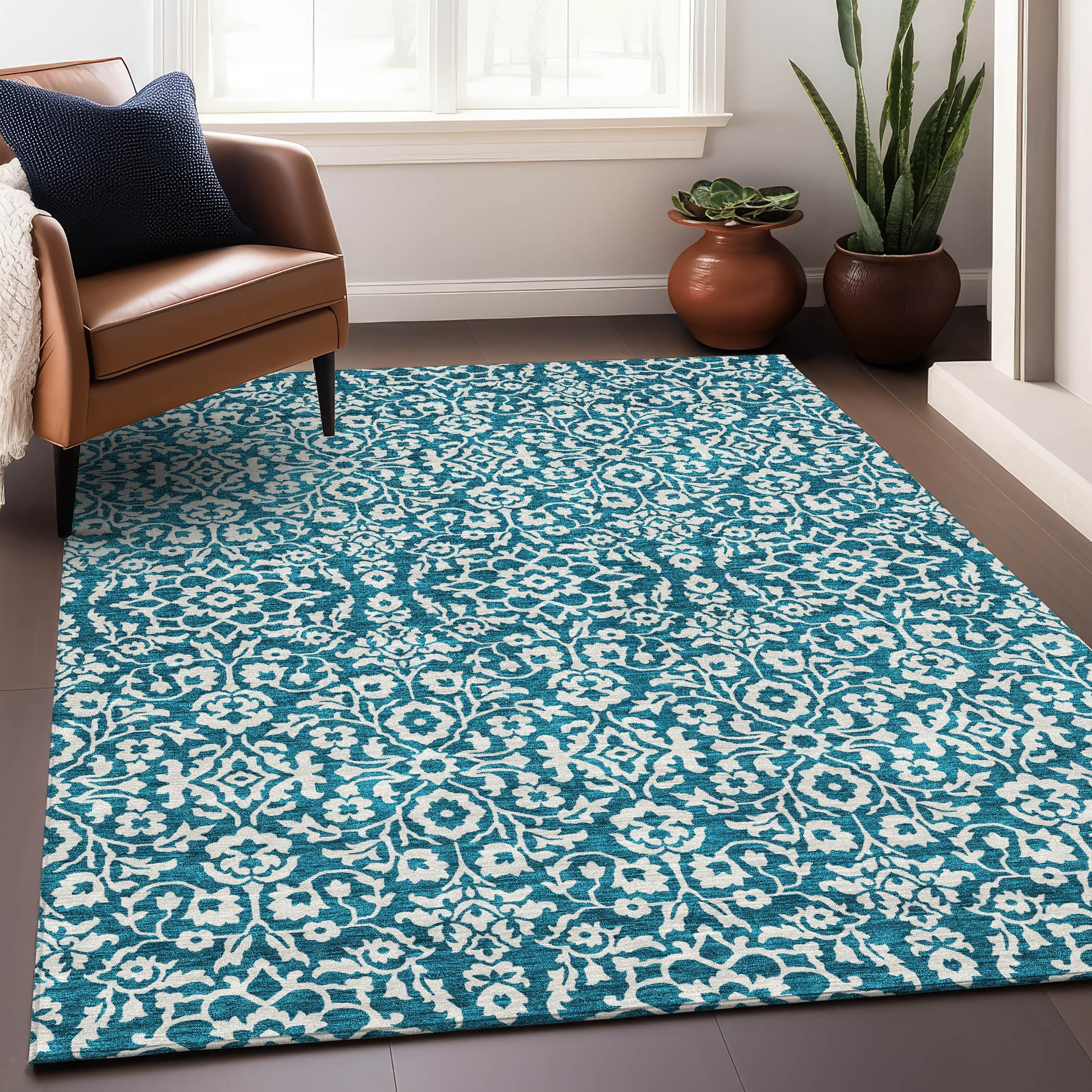 Premium Washable Super Soft Traditional Mekenzie Mayfield Rug