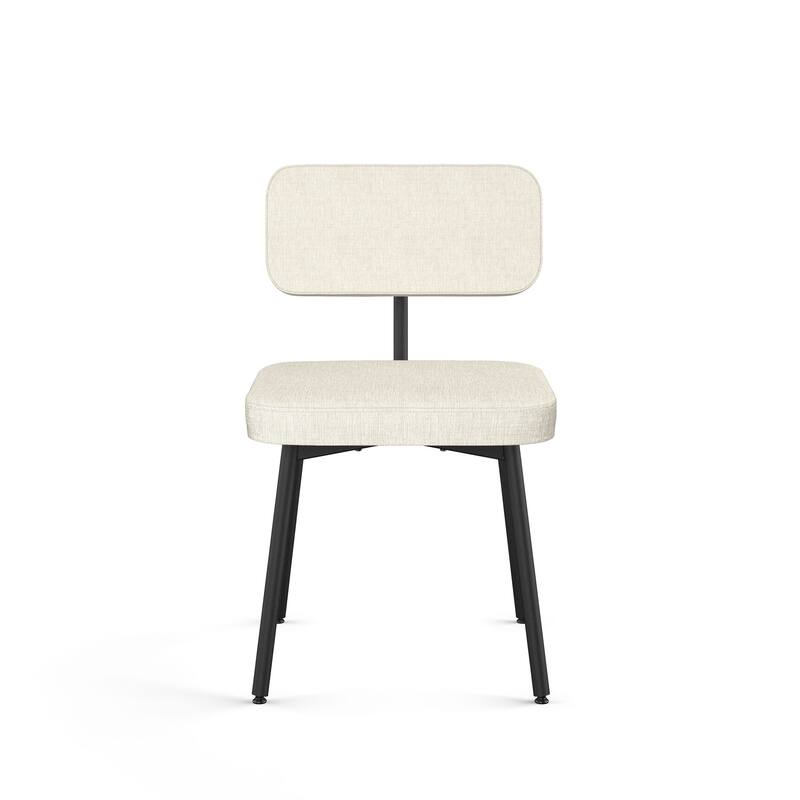 Amisco Tereza Upholstered Dining Chair with Metal Legs