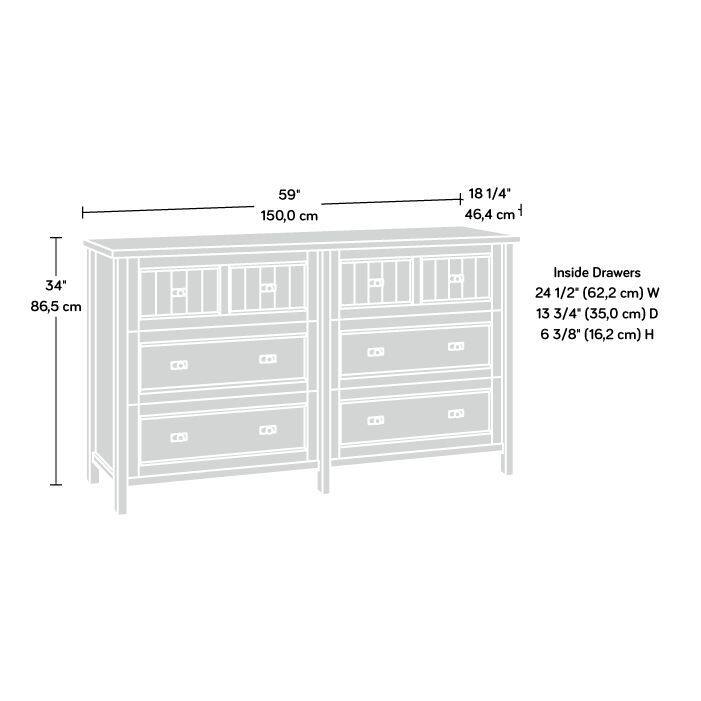 Costa 6 Drawer Dresser Chc A2