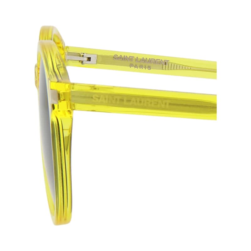 Saint Laurent Round-Frame Acetate Sunglasses