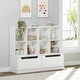 preview thumbnail 3 of 5, COSTARS Kids Bookshelf with Toy Storage, Toy Organizer with Drawer, Toy and Book Storage Cubby