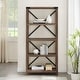 preview thumbnail 35 of 40, Middlebrook Kujawa 64-inch Tall Bookshelf Rustic Oak