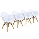 preview thumbnail 9 of 8, Gymax 5 PC Kids Round Table Chair Set with 4 Arm Chairs White