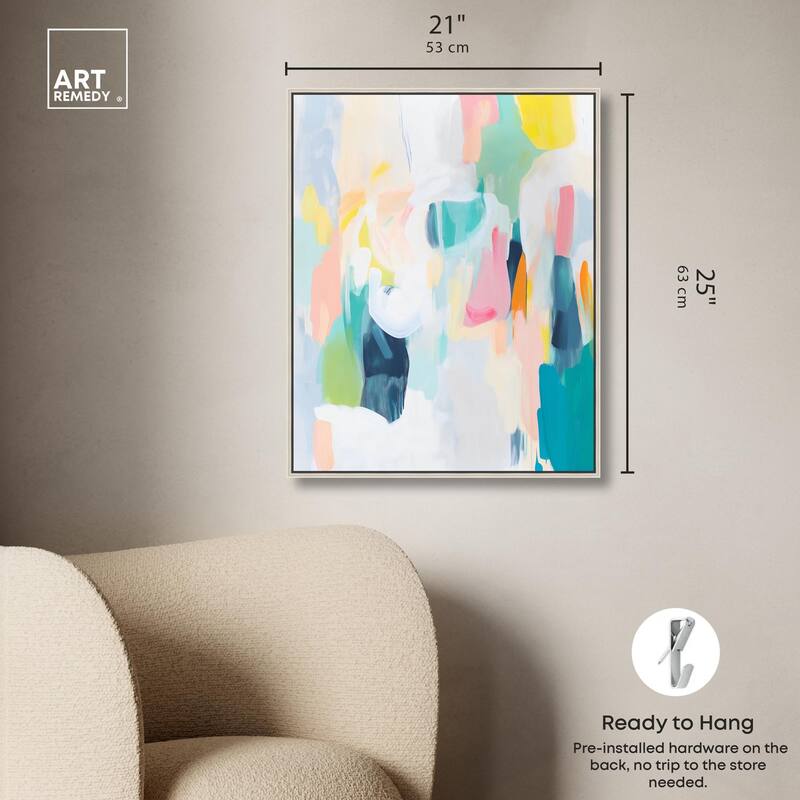 Layered Lush I Canvas by Art Remedy
