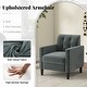 preview thumbnail 6 of 8, Costway 1/2 PCS Mid Century Modern Velvet Accent Chair with Tufted