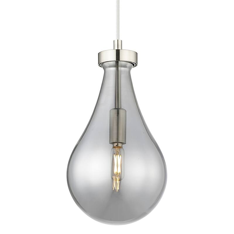 Innovations Lighting 451-1P-G451-7SM Owego 7" Wide Mini Pendant with - Satin Nickel