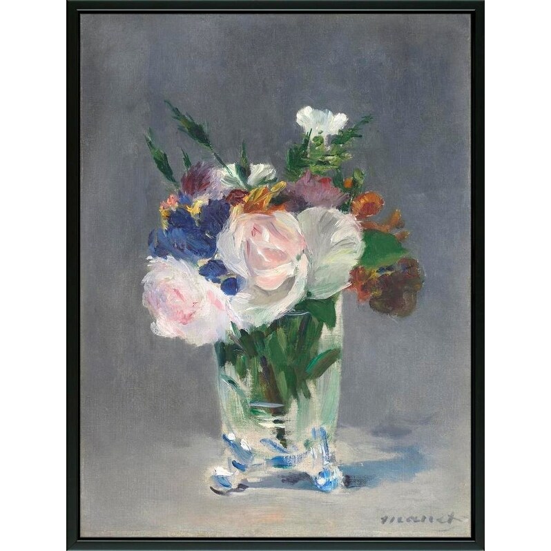 Shop Easy Art Prints S Flowers In A Crystal Vase C 1882