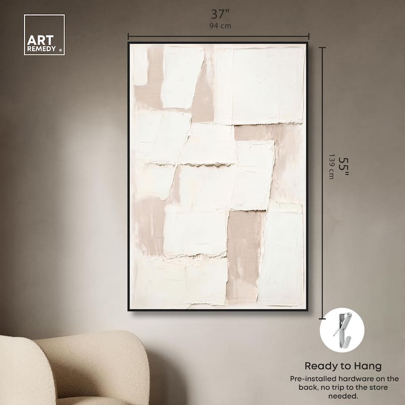 Plastered Planes II Canvas by Art Remedy