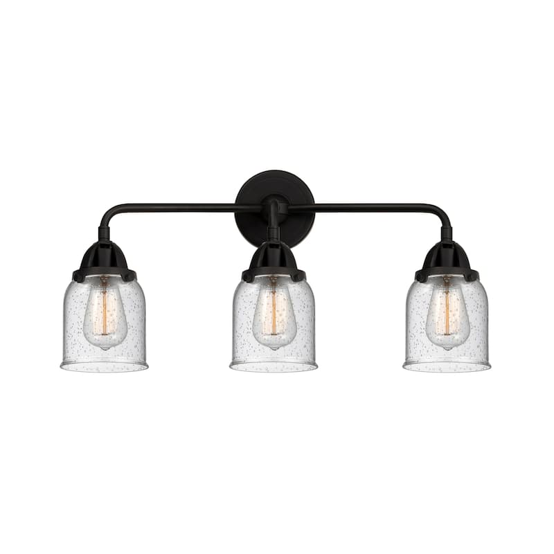 Innovations Lighting 288-3W-10-23 Bell Vanity Bell 3 Light 23" Wide - Matte Black / Seedy